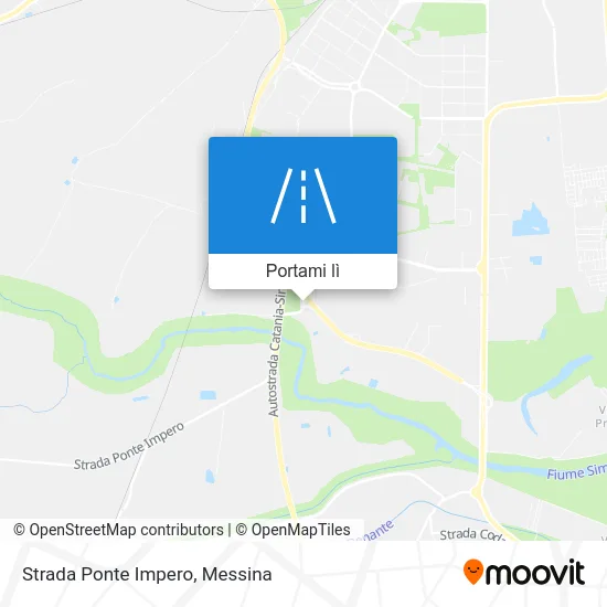 Mappa Strada Ponte Impero