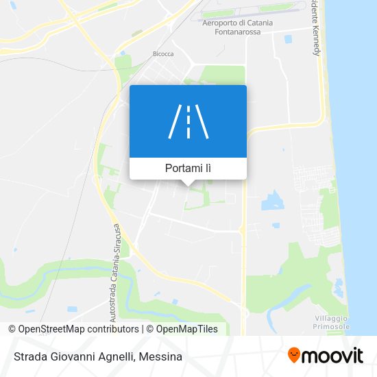 Mappa Strada Giovanni Agnelli
