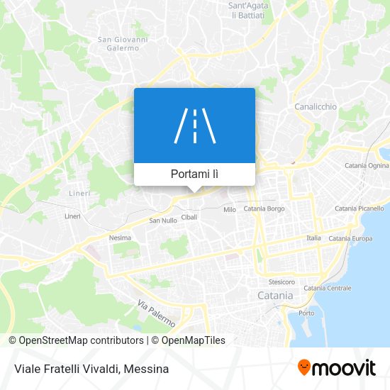 Mappa Viale Fratelli Vivaldi