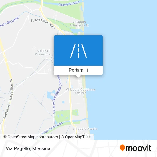 Mappa Via Pagello