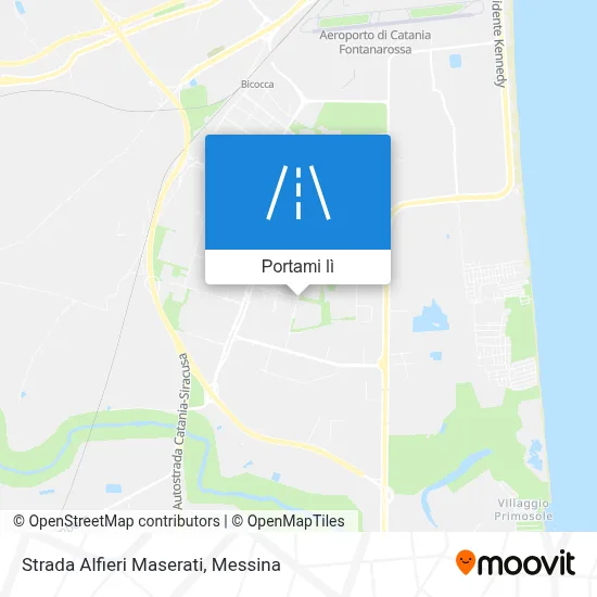 Mappa Strada Alfieri Maserati