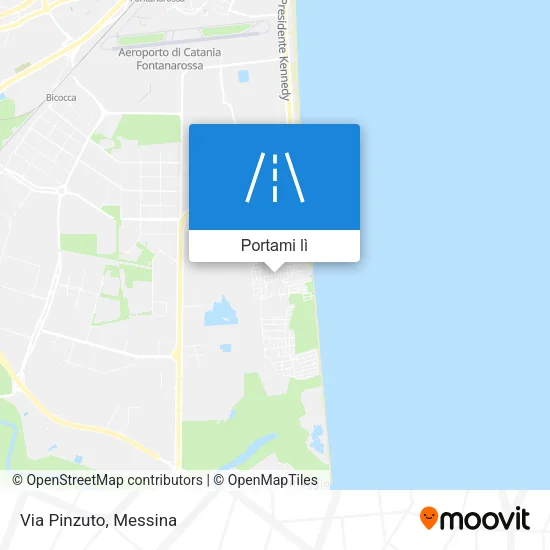 Mappa Via Pinzuto
