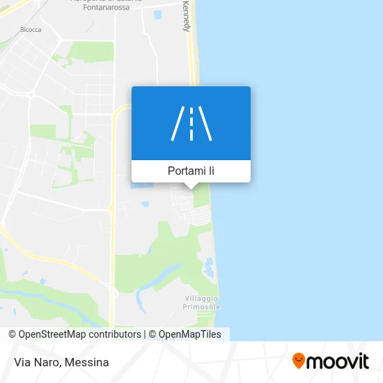 Mappa Via Naro
