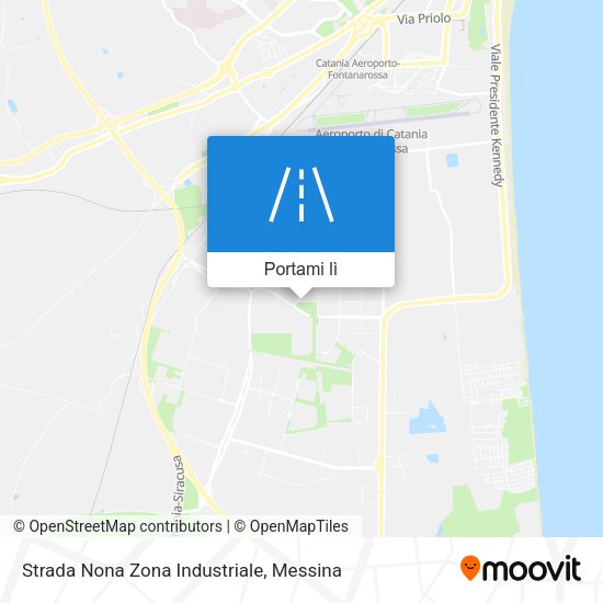 Mappa Strada Nona Zona Industriale