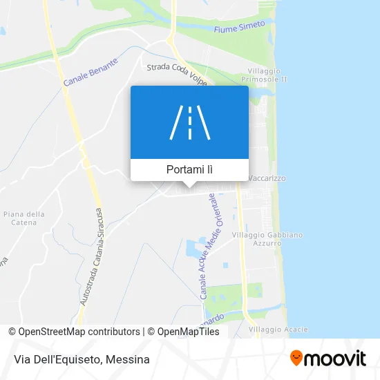 Mappa Via Dell'Equiseto