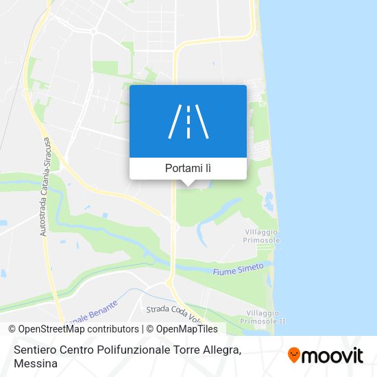 Mappa Sentiero Centro Polifunzionale Torre Allegra