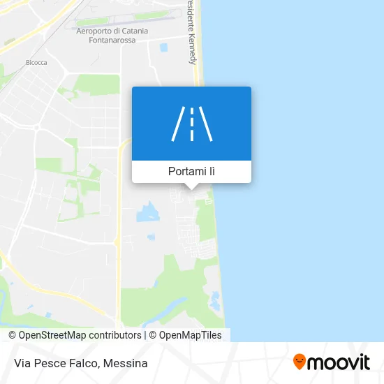 Mappa Via Pesce Falco