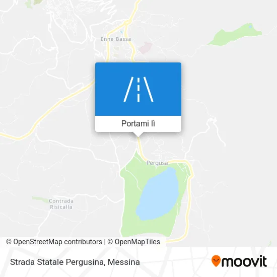 Mappa Strada Statale Pergusina