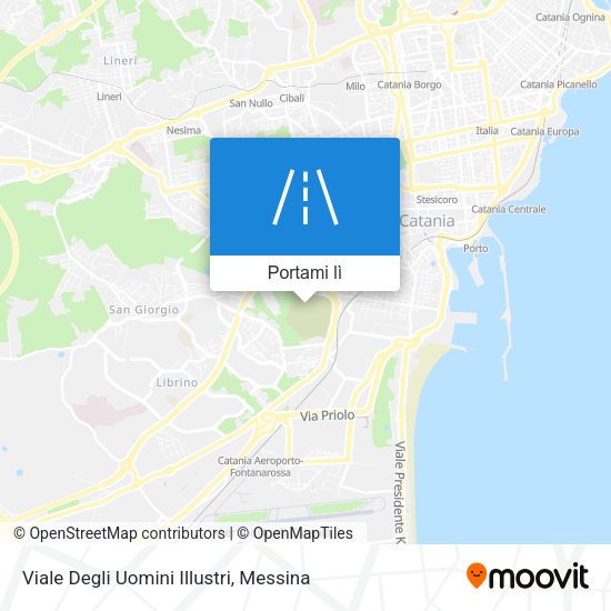 Mappa Viale Degli Uomini Illustri