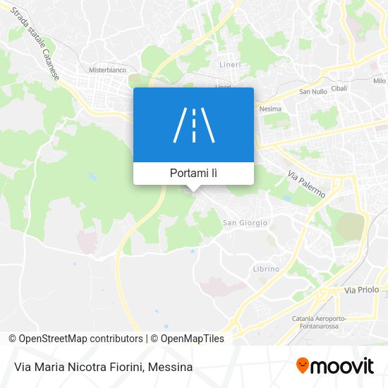 Mappa Via Maria Nicotra Fiorini