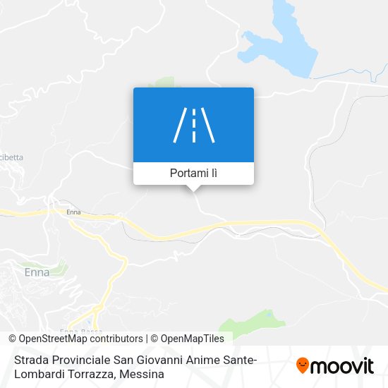 Mappa Strada Provinciale San Giovanni Anime Sante-Lombardi Torrazza