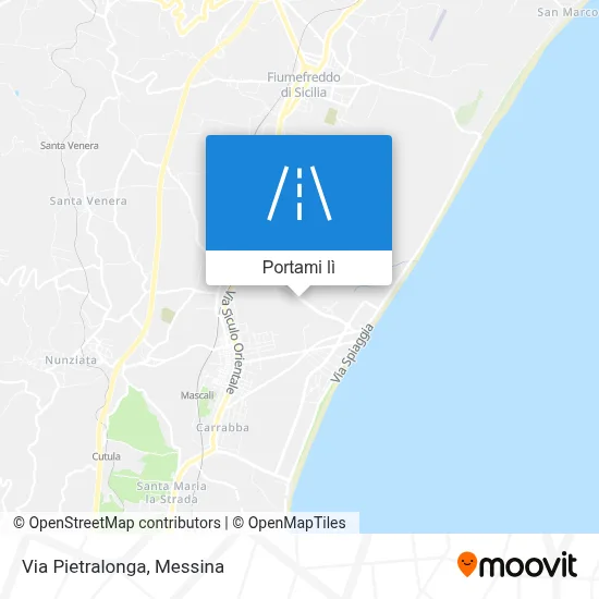 Mappa Via Pietralonga