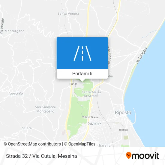 Mappa Strada 32 / Via Cutula