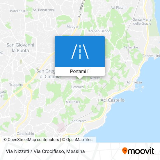 Mappa Via Nizzeti / Via Crocifisso