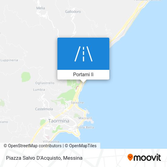 Mappa Piazza Salvo D'Acquisto
