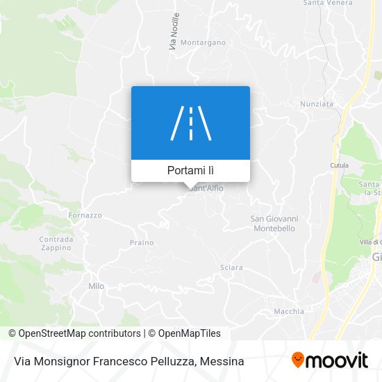 Mappa Via Monsignor Francesco Pelluzza