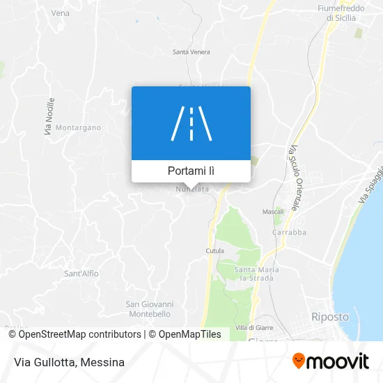 Mappa Via Gullotta