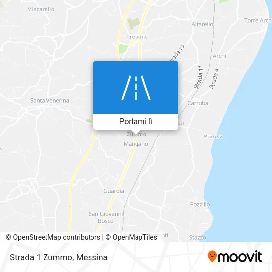 Mappa Strada 1 Zummo