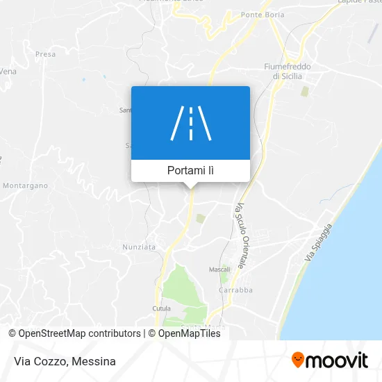 Mappa Via Cozzo