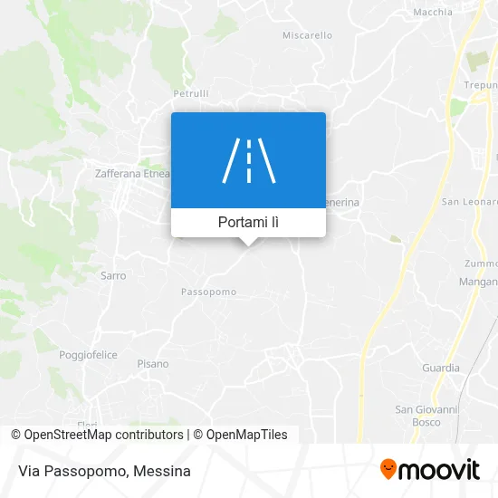 Mappa Via Passopomo
