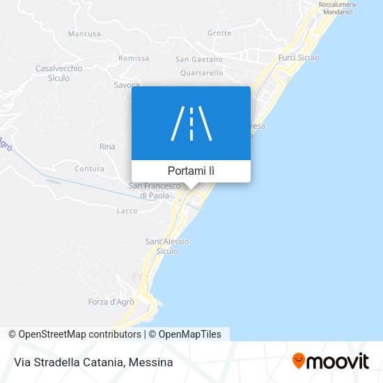 Mappa Via Stradella Catania