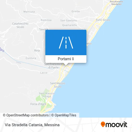 Mappa Via Stradella Catania