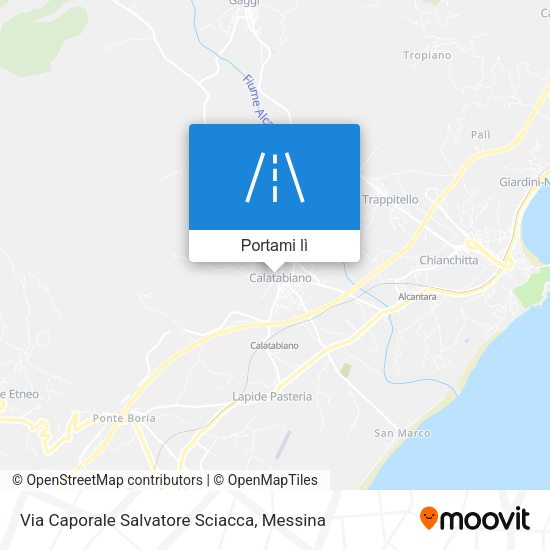 Mappa Via Caporale Salvatore Sciacca