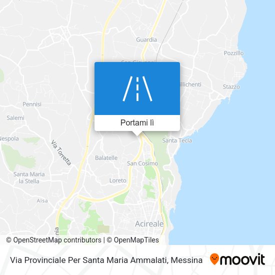 Mappa Via Provinciale Per Santa Maria Ammalati
