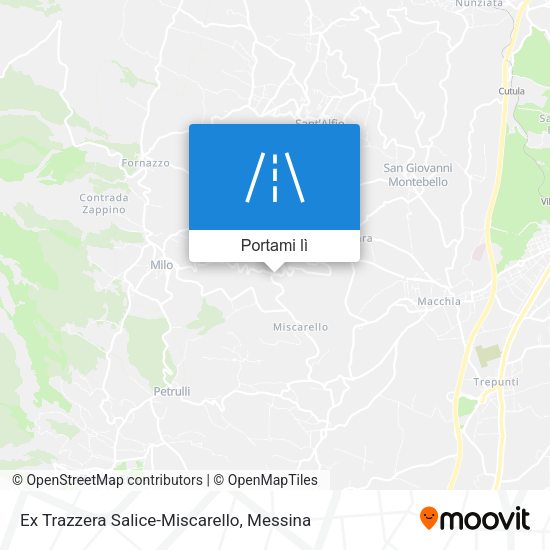 Mappa Ex Trazzera Salice-Miscarello