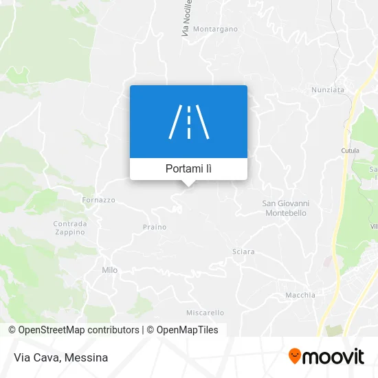 Mappa Via Cava