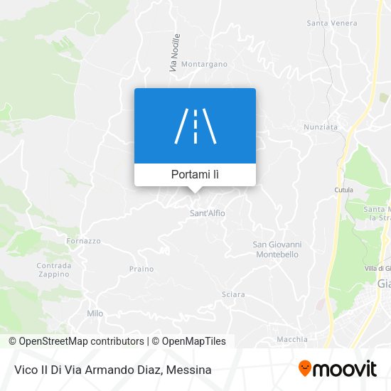 Mappa Vico II Di Via Armando Diaz