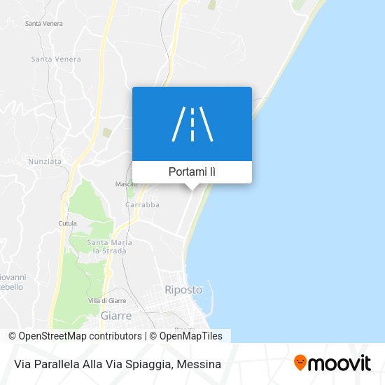 Mappa Via Parallela Alla Via Spiaggia