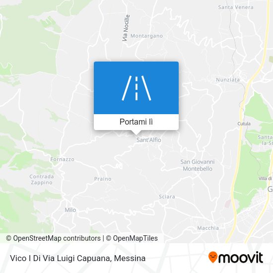 Mappa Vico I Di Via Luigi Capuana