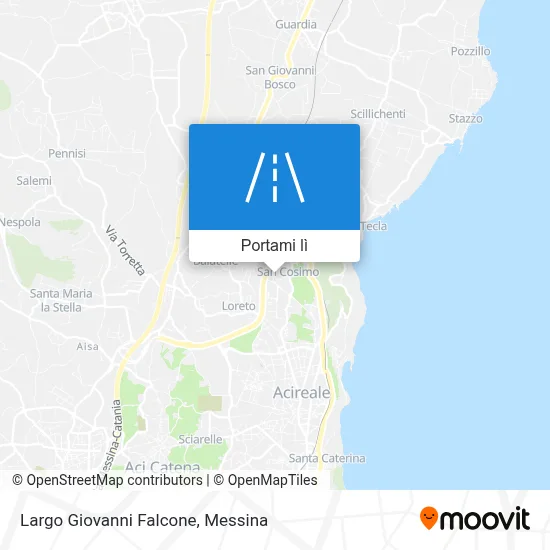 Mappa Largo Giovanni Falcone