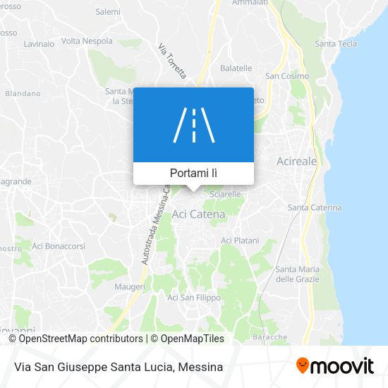 Mappa Via San Giuseppe Santa Lucia