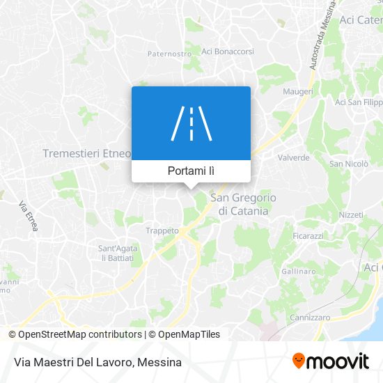 Mappa Via Maestri Del Lavoro