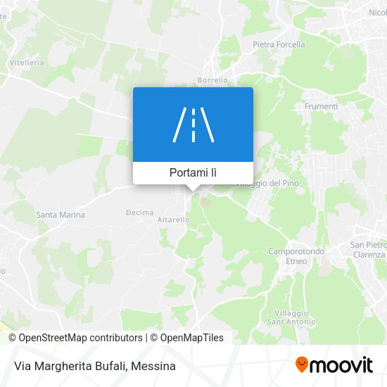 Mappa Via Margherita Bufali