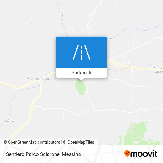 Mappa Sentiero Parco Sciarone