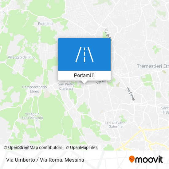 Mappa Via Umberto / Via Roma