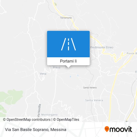 Mappa Via San Basile Soprano
