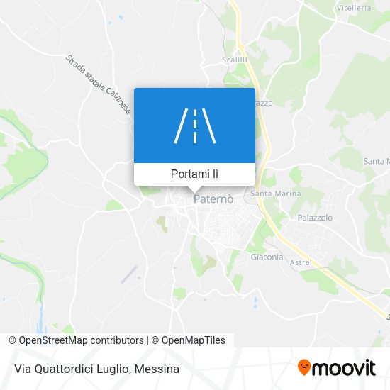 Mappa Via Quattordici Luglio