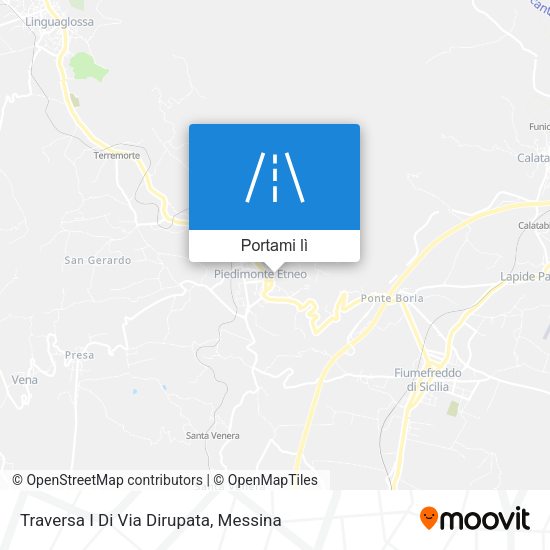 Mappa Traversa I Di Via Dirupata