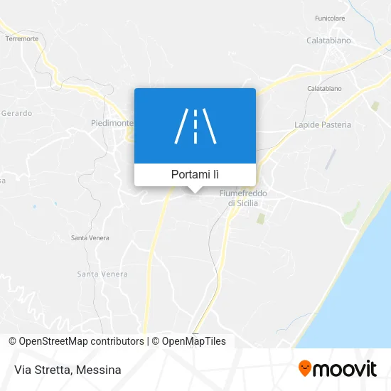 Mappa Via Stretta