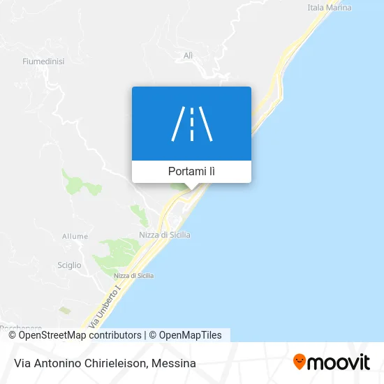 Mappa Via Antonino Chirieleison