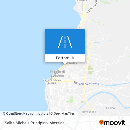 Mappa Salita Michele Pristipino