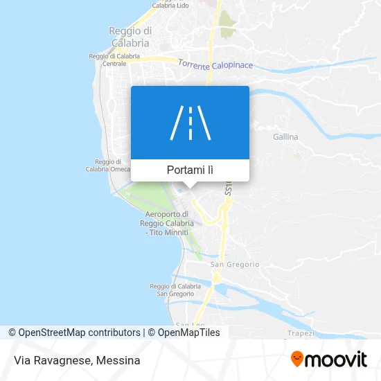 Mappa Via Ravagnese