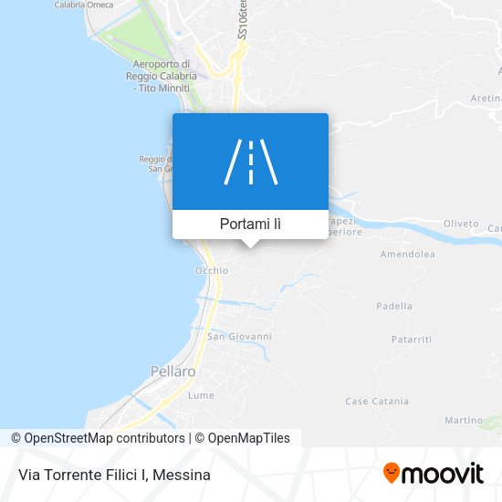 Mappa Via Torrente Filici I