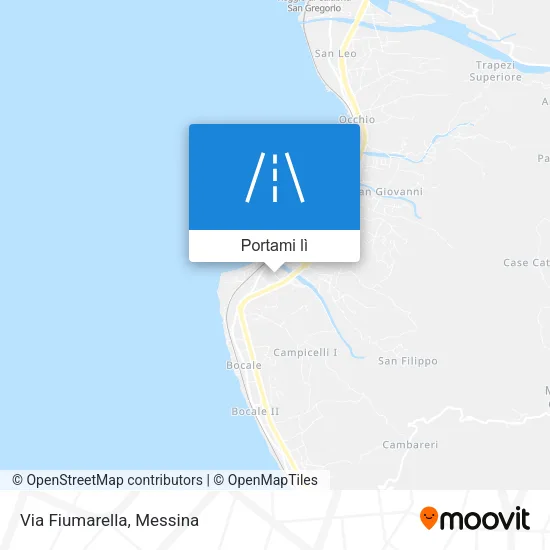 Mappa Via Fiumarella