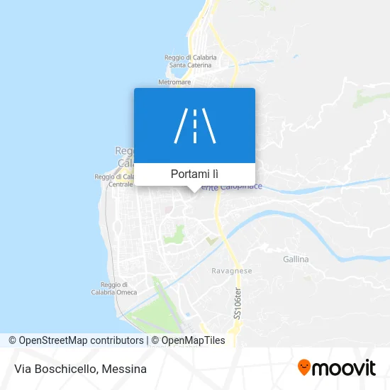 Mappa Via Boschicello