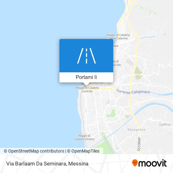 Mappa Via Barlaam Da Seminara